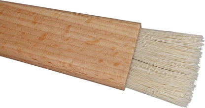 EIKS 2 Sets Natural Bristles with Wooden Handle Pastry Brushes for Basting Spreading Butter Oil Barbecue Baking Kitchen Cooking