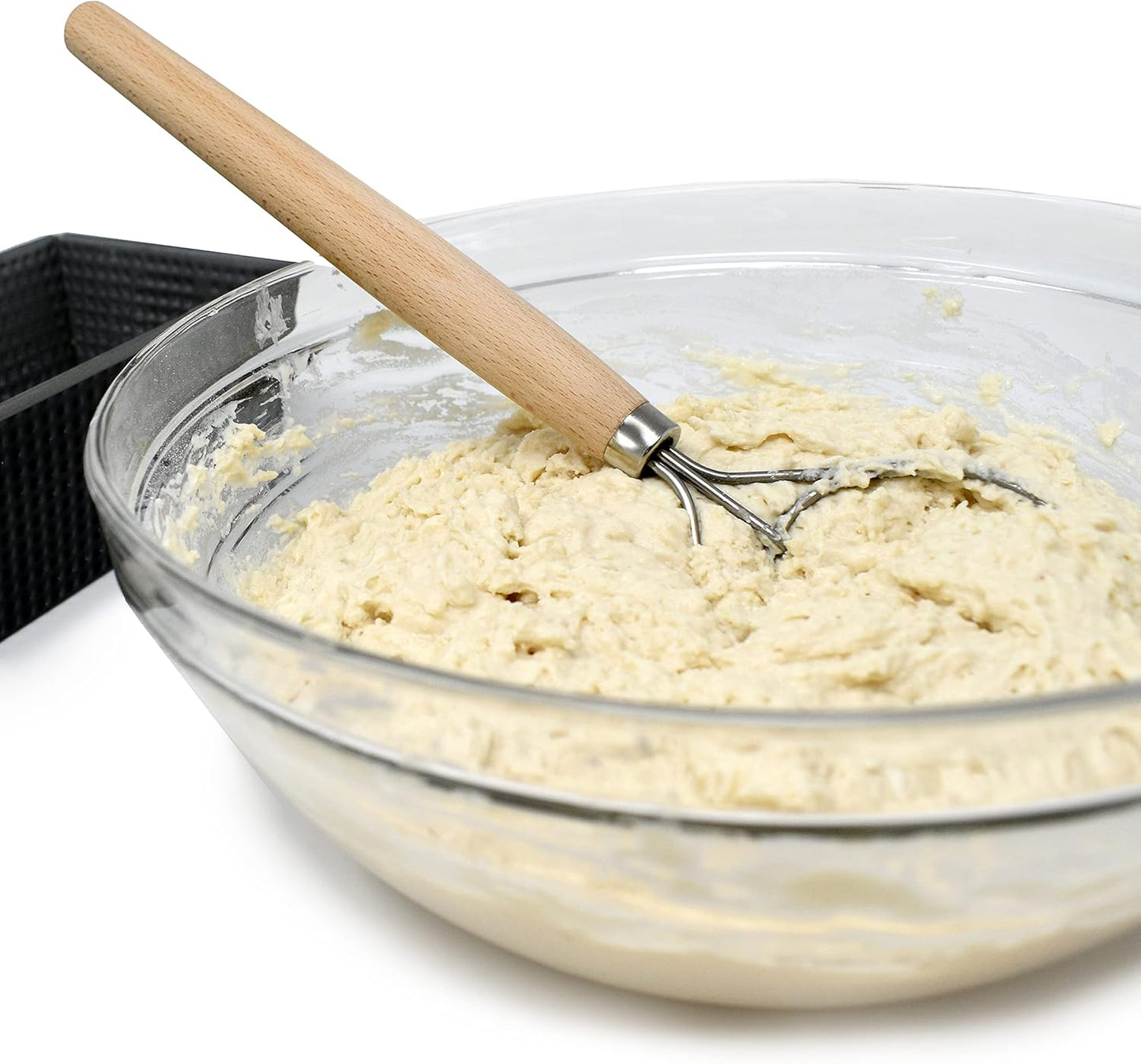 Norpro Scandinavian Dough Whisk 12" x 3.25" x .88"