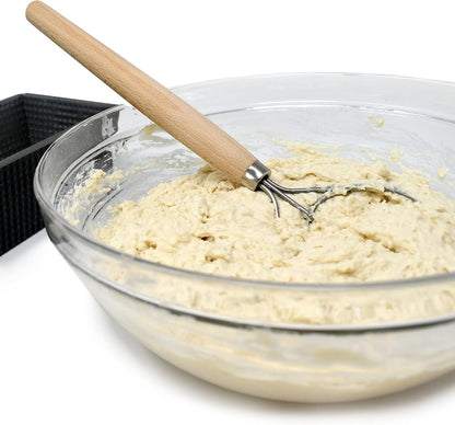 Norpro Scandinavian Dough Whisk 12" x 3.25" x .88"