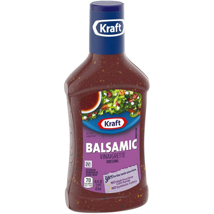 Kraft Balsamic Vinaigrette Salad Dressing (16 fl oz Bottle)