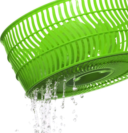 ROPE SALAD DRYER WITH STOP, GREEN - 4L