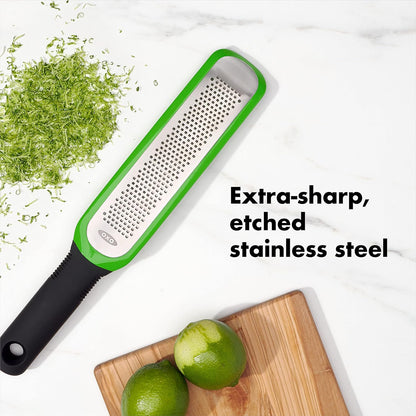 OXO Good Grips Etched Coarse Grater, Orange