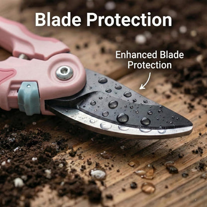 NEXON Garden Pruning Shears 2 Pack, 8" Bypass Hand Pruner & 6.25" Precision Garden Scissors, Professional Garden Clippers for Plants and Flowers