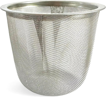 Japanese Fine Mesh Tea Sifter – Stainless Steel Tea Strainer for Matcha & Loose Leaf Tea -Made in Japan (Hammered Handle)
