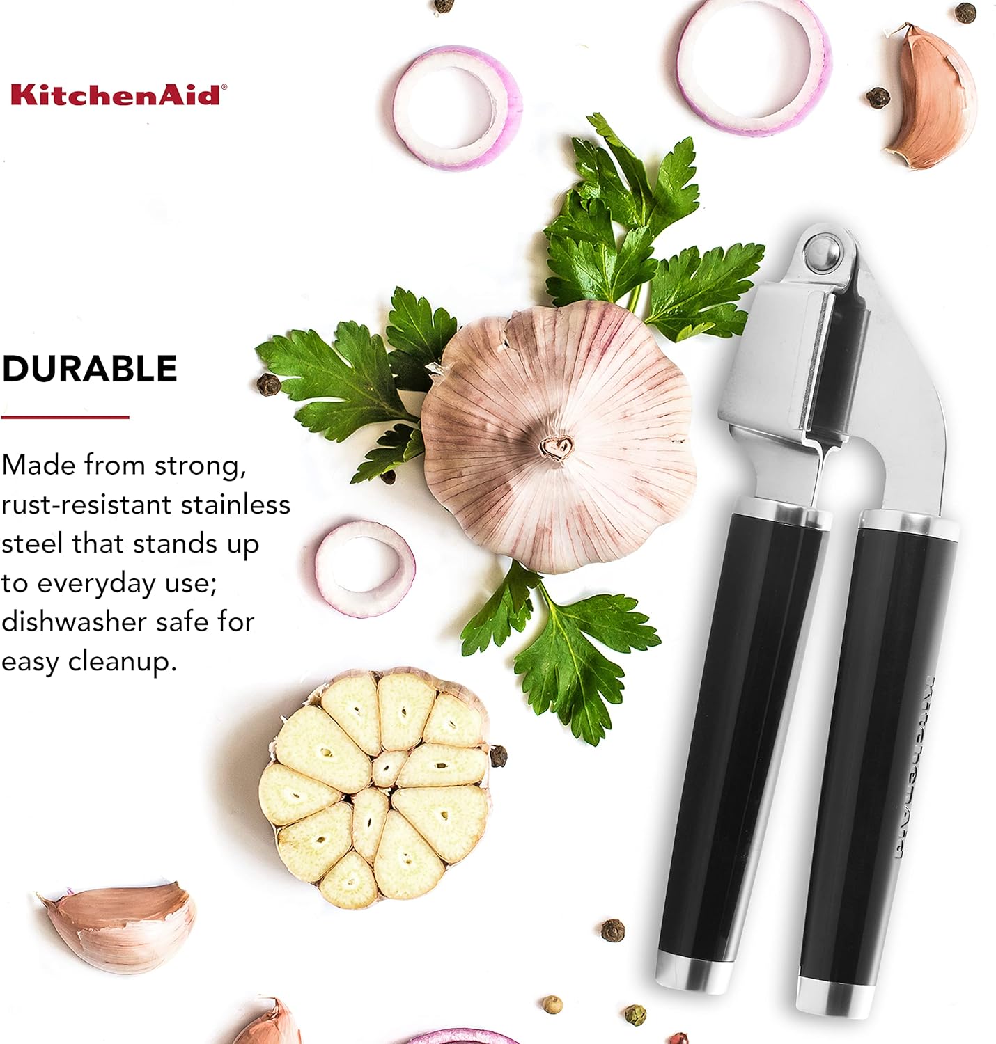 KitchenAid KE132OHOBA Classic Garlic Press