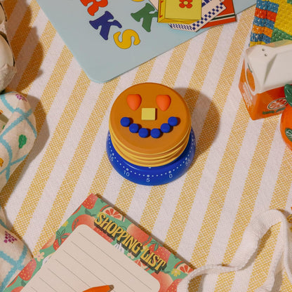 ban.do Novelty Kitchen Timer, Timer for Cooking and Baking, Cute/Unique/Quirky Decor for Food Lovers, Pancake Smile