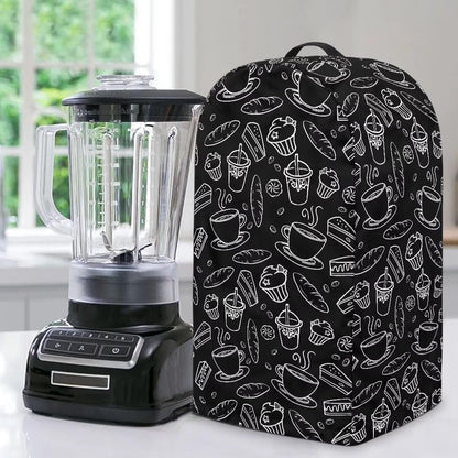 Coffee Pastry Blender Dust Cover with Drawstring Field Stand Mixer or Coffee Maker Cover Anti Fingerprint Polyester Appliance for Home Kitchen Decor