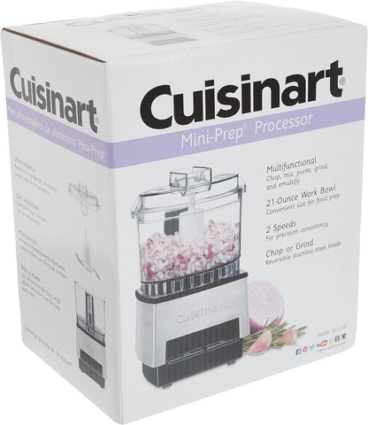 Cuisinart 7-Cup Pro Classic Food Processor, 600-Watt Motor, Vegetable Chopper & Blender for Mincing, Dicing, Shredding, Puree & Kneading Dough, DLC-10SYP1, White
