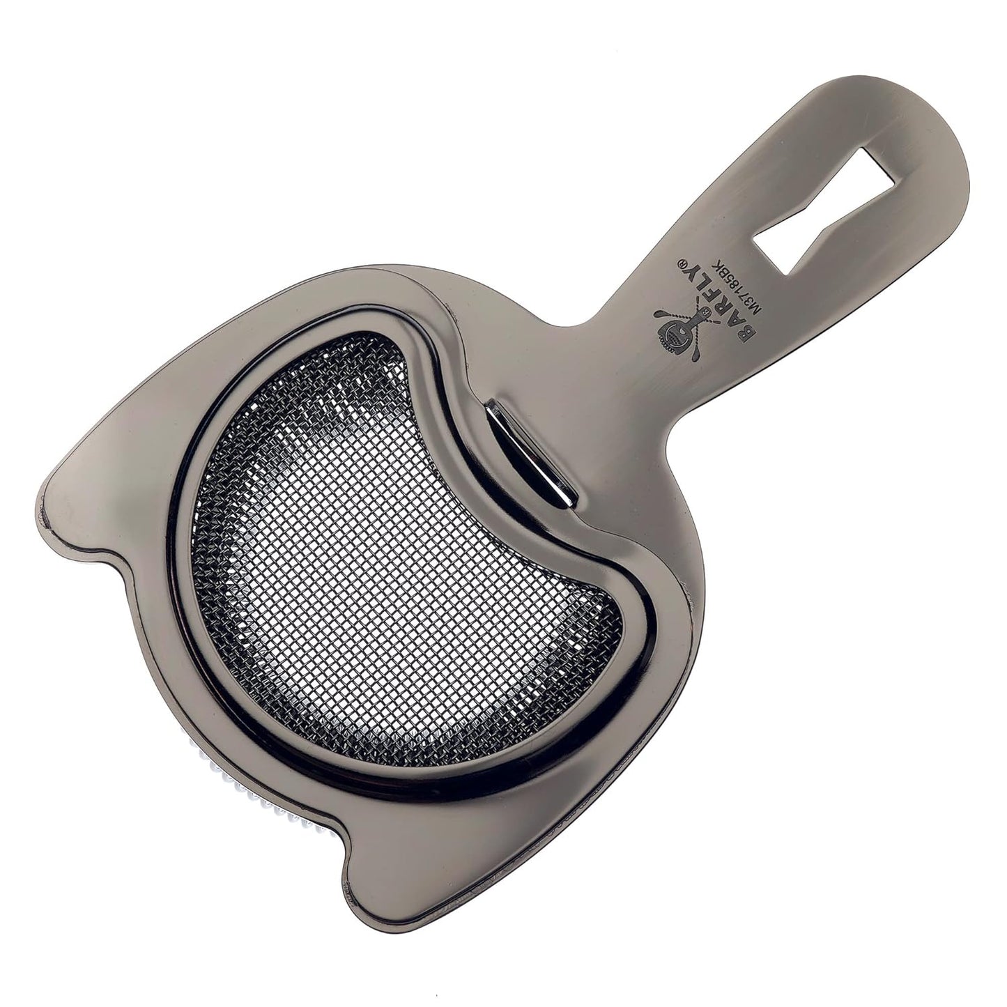 Barfly Fine Mesh Spring Strainer, Black