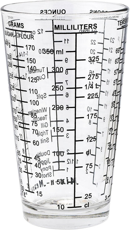 Dezine Products USA 1 1/2 Cup Mix-N-Measure Glass Measuring Cup