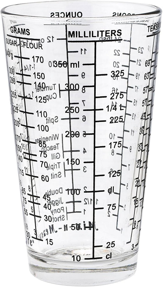 Dezine Products USA 1 1/2 Cup Mix-N-Measure Glass Measuring Cup