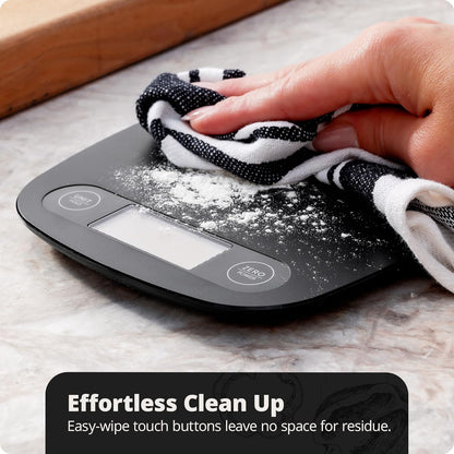 Greater Goods Food Scale – Digital Kitchen Scale, 1g Precision, Easy-Tare & Quick Conversion, Slim Compact Design, Durable & Portable | Ideal for Cooking, Baking & Meal Prep