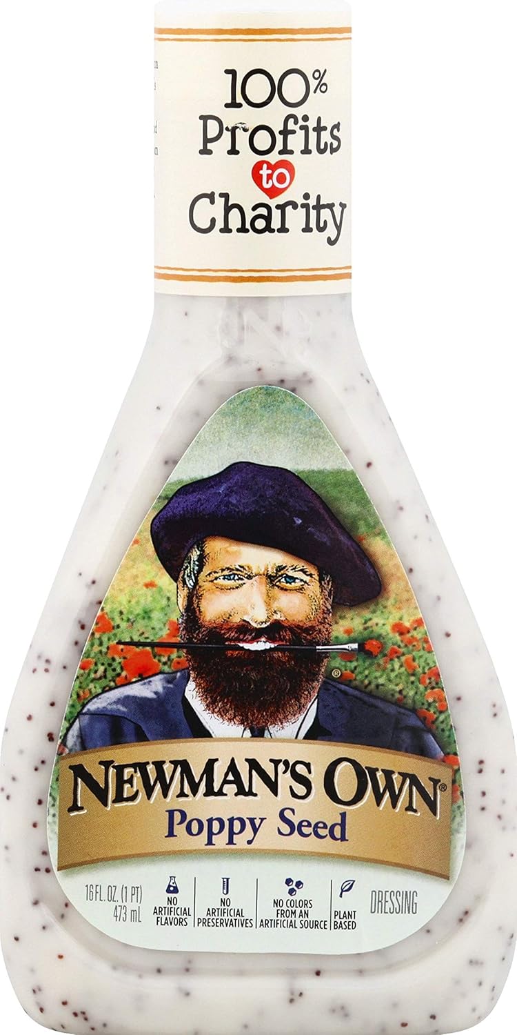 Newman's Own Salad Dressing, Caesar, 16-Ounce Bottles (Pack of 6)