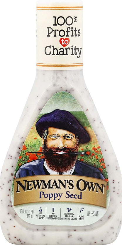 Newman's Own Salad Dressing, Caesar, 16-Ounce Bottles (Pack of 6)