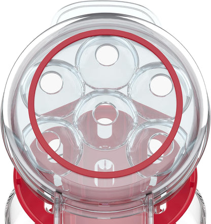 Cherry Pitter - Makmzoon Multi Cherries Corer Stainless Steel Pitter Tool with Labor-Saving Design Safe Lock Design for Making Cherry Jam - 6 Cherries