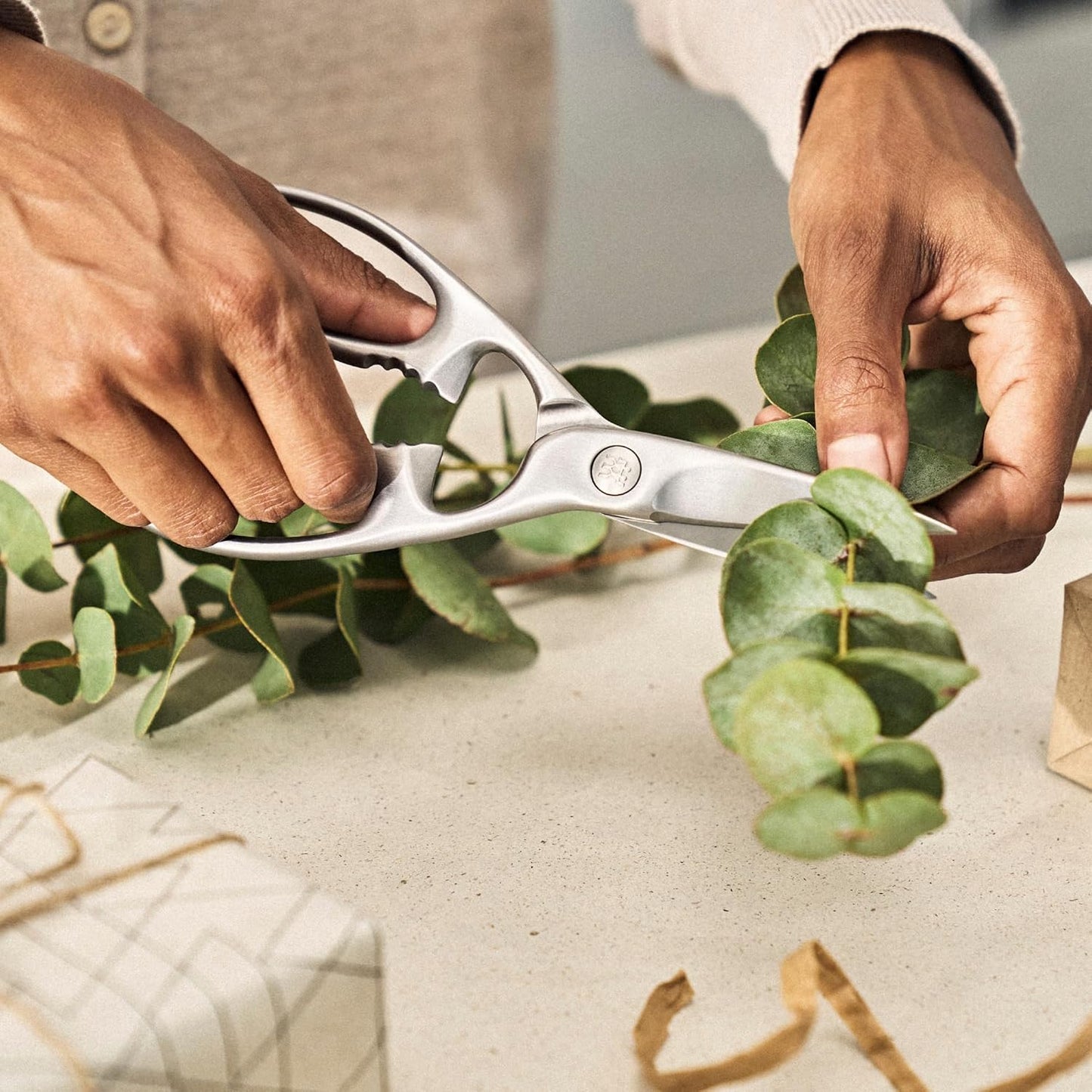 ZWILLING Twin 7.9-inch Kitchen Shears, Heavy Duty Multi-Purpose Scissors with Forged Stainless Steel Blades, Built-In Bottle Opener & Soft Grip – Dishwasher Safe for Meat, Poultry, Herbs & BBQ