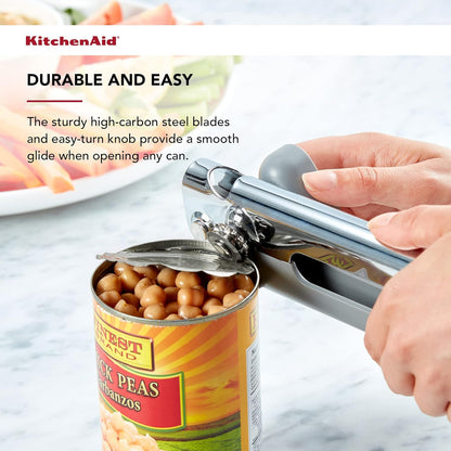 KitchenAid No Mess Multi Function Can Opener, One size, Gray