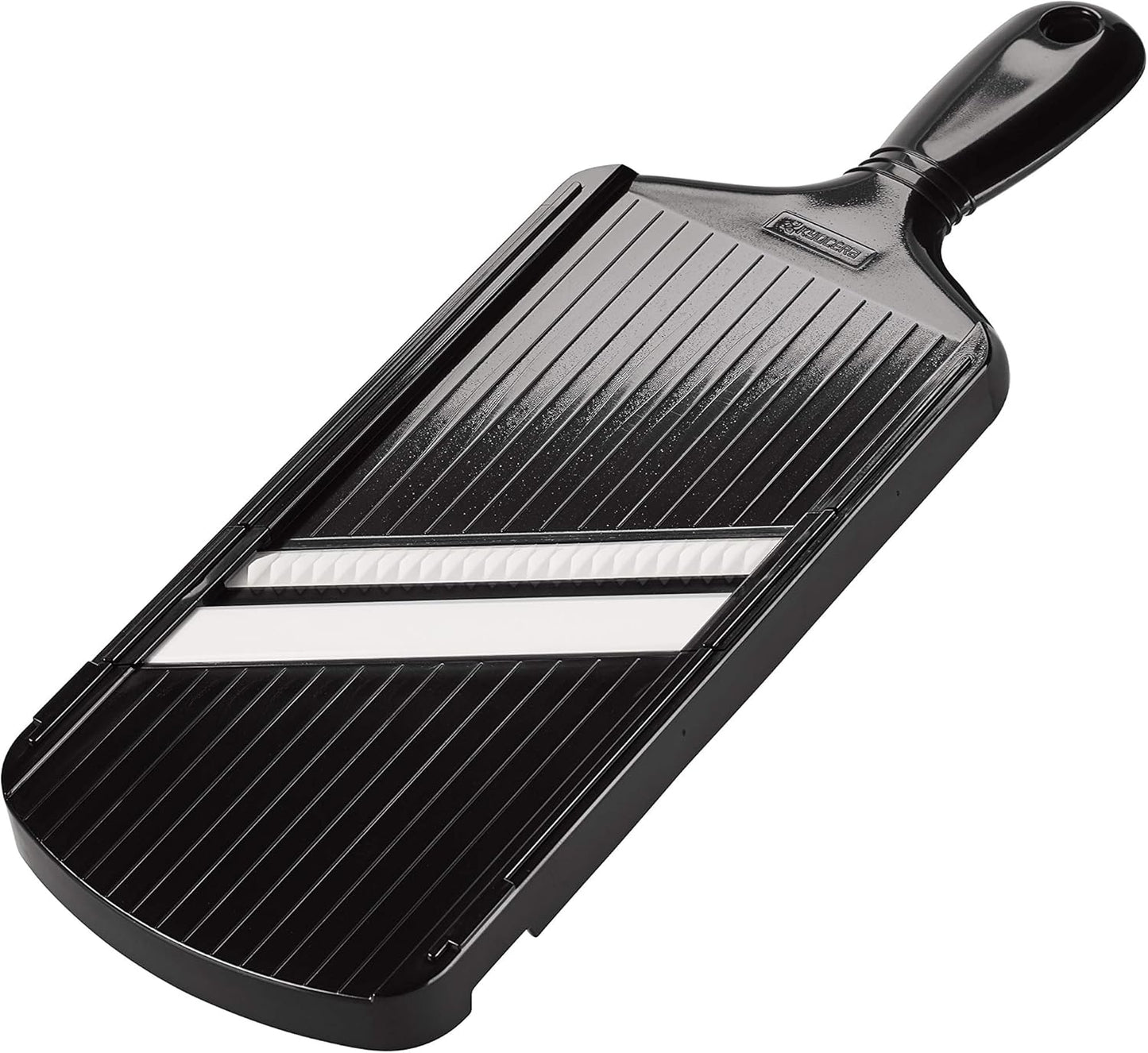 Kyocera Advanced Ceramic Adjustable Mandoline Vegetable Slicer with Handguard-Black