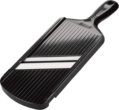 Kyocera Advanced Ceramic Adjustable Mandoline Vegetable Slicer with Handguard-Black