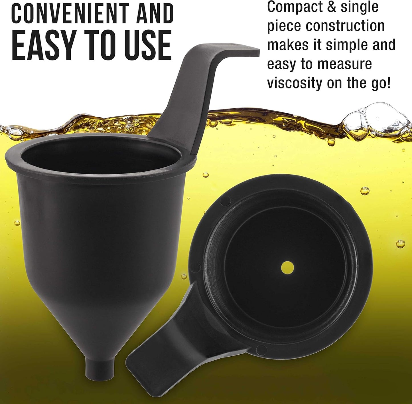 TCP Global Brand SG244 Liquid Thickness & Viscosity Measuring Cup Ford # 4 Four, Viscosimeter to Measure Paint