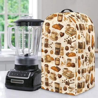 Coffee Pastry Blender Dust Cover with Drawstring Field Stand Mixer or Coffee Maker Cover Anti Fingerprint Polyester Appliance for Home Kitchen Decor
