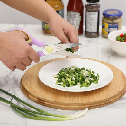 Mr. Pen- All Purpose Kitchen Shears with Protective Sheath, 8 Inch, Dishwasher Safe, Stainless Steel Food Scissors with Micro-Serrated Blades, Soft Grip Comfort Handle, Durable Utility Kitchen Shears