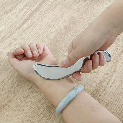 BYYDDIY Stainless Steel Gua Sha Muscle Scraper Tool,Scar Tissue Tool,Physical Therapy Tools,Muscle Scraping Tool,Guasha Massage Scraper,IASTM Tools,Skin Scraping Tool,Soft Tissue Massage Tool