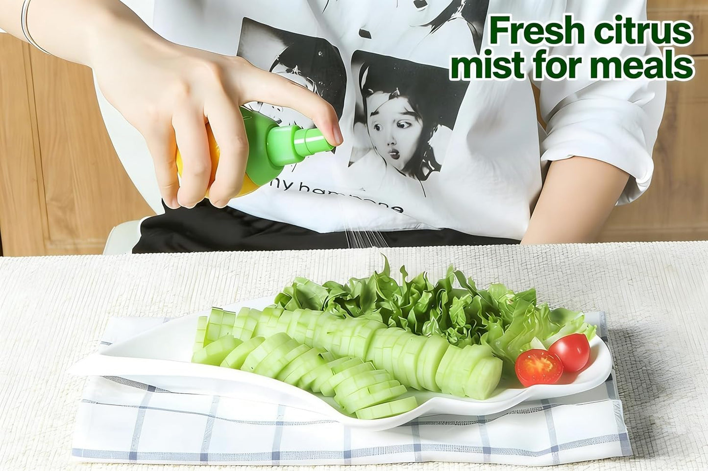 2-Pack Lemon Juice Sprayer, Manual Orange Juice Citrus Spray for fresh flavor, Lemon Squeezer for Salad, Kitchen Gadgets