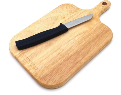 Tomato Knife - MATTSTONE HILL 5 Inch Serrated Kitchen Utility Knife, Serrated Cheese Tools, German X50CrMoV Steel, Red Handle
