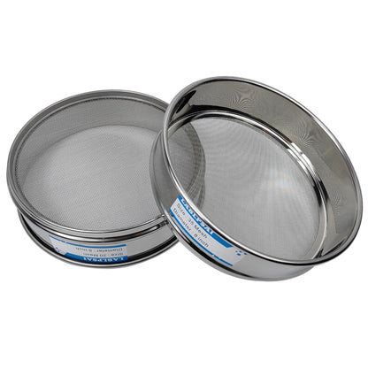 50 Mesh Lab Sieves 8" Diameter 304 Stainless Steel Wire Cloth Test Sieve for Industrial Laboratory Home