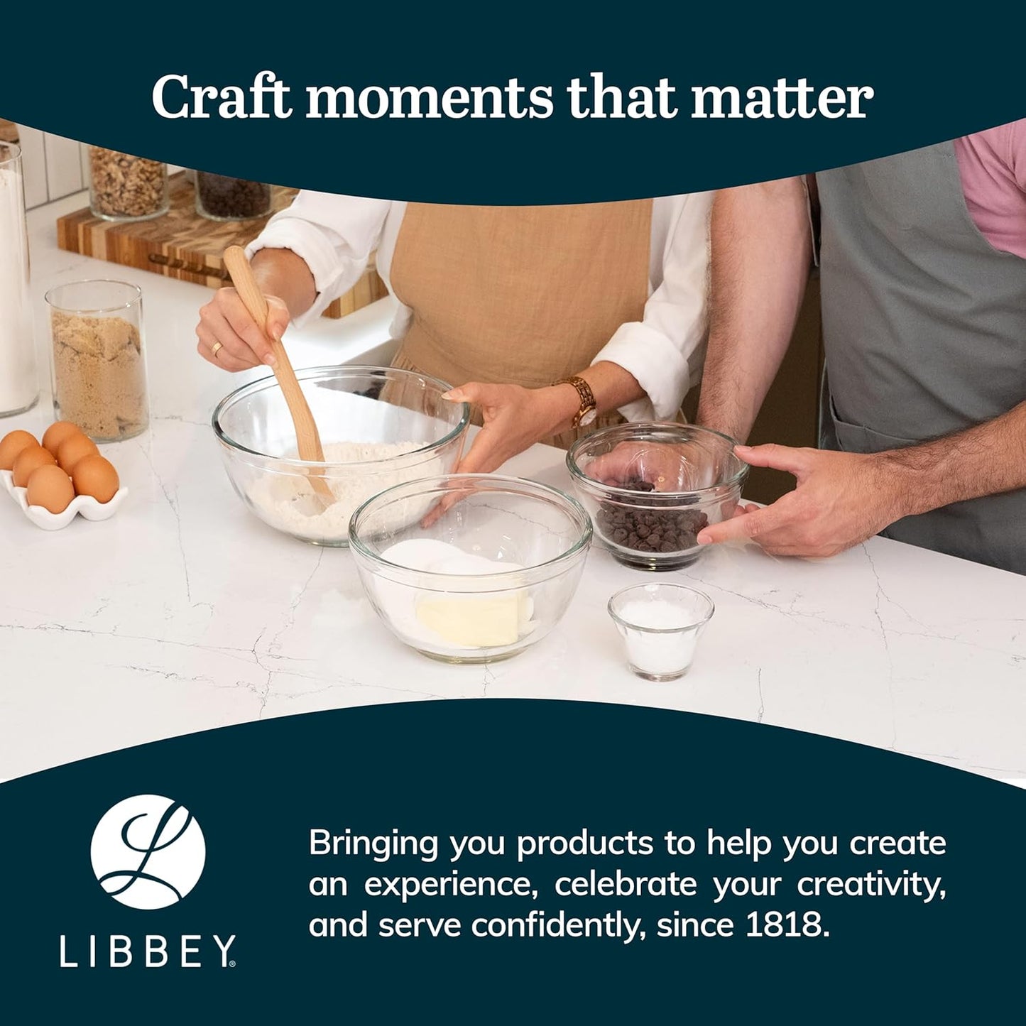 Libbey Small Glass Prep Bowls with Lids, Set of 8, 6.25 oz Small Bowls- Ideal for Leftovers, Meal Prep & Dips, Durable & Dishwasher Safe