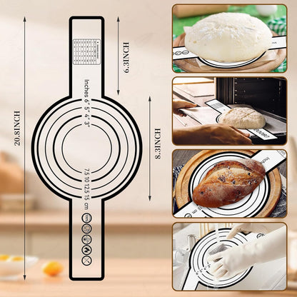 Sourdough Starter Kit, Banneton Proofing Basket 10" Round, Sourdough Bread Baking Supplies With Starter Jar, Bread Sling&Lame, Danish Dough Whisk Sour Dough Kits Gifts for Bakers Women Wife Mom
