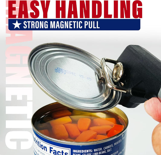 Safe Can opener Manual hand held, Side Cut tin Smooth Edge can opener for Seniors