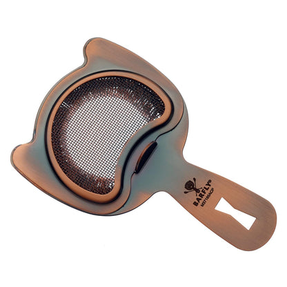 Barfly Fine Mesh Spring Strainer, Black