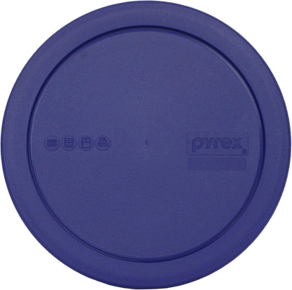 Pyrex (1) 325-PC Blue 2.5Qt, (1) 323-PC Red 1.5Qt (1) 322-PC Blue 1Qt Mixing Bowl Lids - Made in the USA