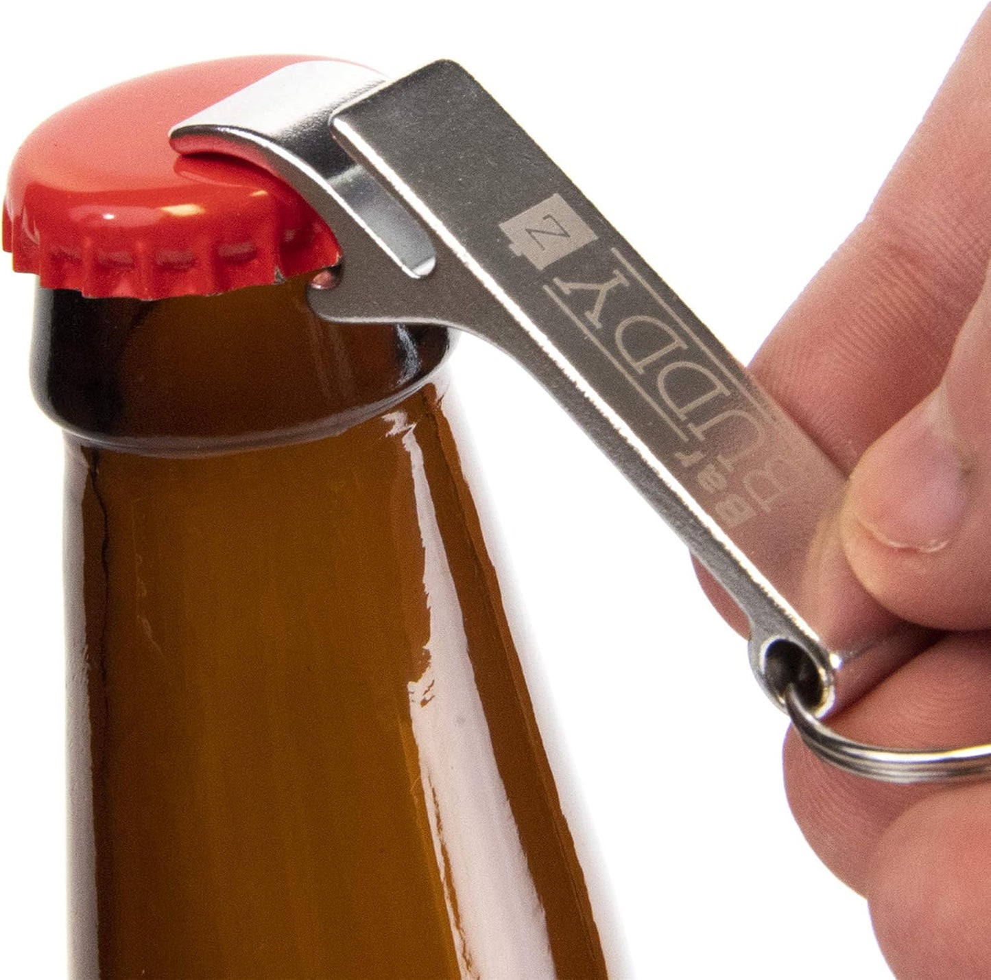Stainless Steel Keychain Bottle Opener - Compact Beer Opener for BBQ Camping Bar | Gift for Men Women | We Got Teez