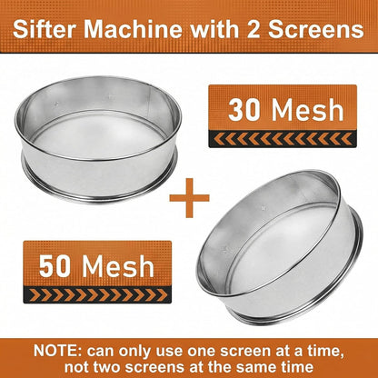 Sidasu Vibrating Sifter Mesh Screen Stainless Steel Vibrating Sieve Mesh Screen 30 Mesh for Automatic Powder Sifter Machine