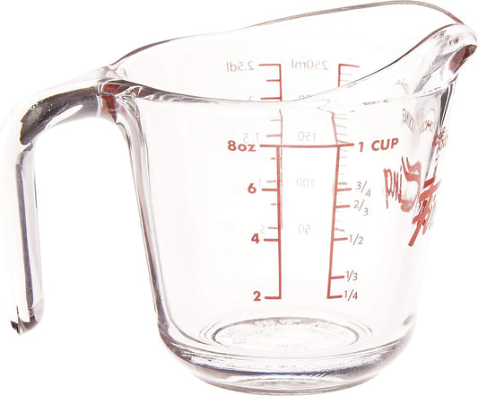 Anchor Hocking 2 Piece Glass Measuring Cup Set