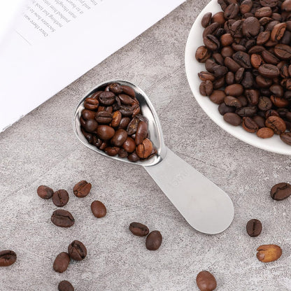 2 Pcs 1 Tablespoon Scoop Coffee Scoop 15ml Stainless Steel Metal Measuring Spoon Tablespoon Sugar Scoops Heavy Duty Short Handle Measuring Spoons for Canisters Coffee Beans Tea Sugar Flavourings