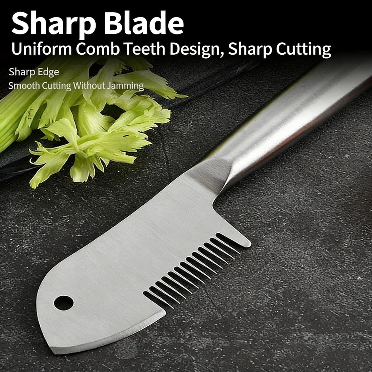 Stainless Steel Multi-purpose Julienne Peeler, Vegetable Julienne Slicer Quick & Easy Kitchen Shredder Tool, Precision Julienne Blade, Comfortable Handle & Hanging Hole for Fruit, Carrot (1Pcs)