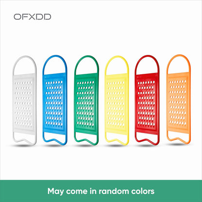 Graters for Kitchen - Shredder Kitchen with Handle - Flat Hand Grater - Plastic Graters, Peelers & Slicers for Potatoes, Carrots, Eggs, Mushrooms, Chocolate, Cheese