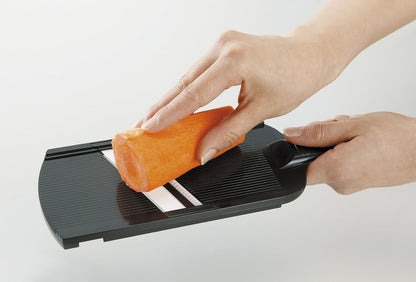 Kyocera Advanced Ceramic Adjustable Mandoline Vegetable Slicer with Handguard-Black
