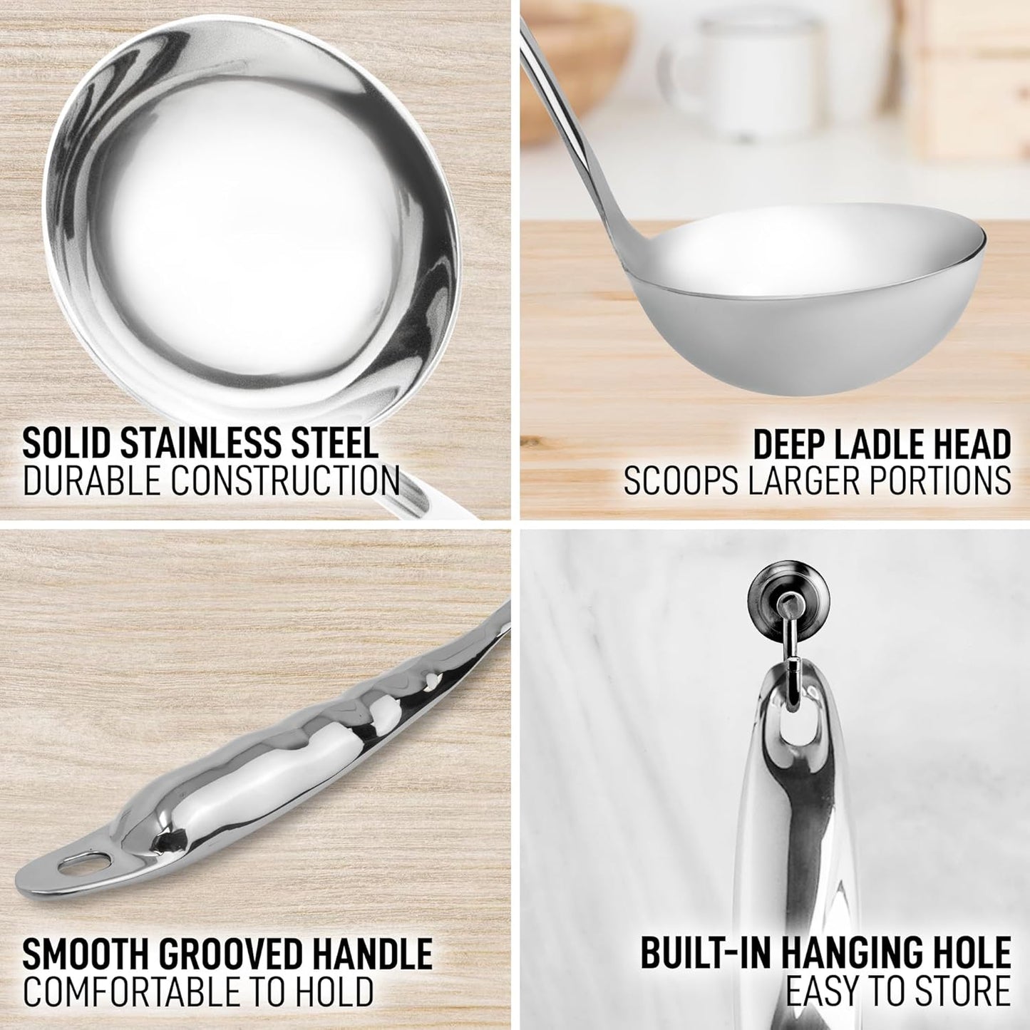 Zulay Kitchen Stainless Steel Spatula - 14.8” Heat-Resistant Metal Slotted Turner for Cooking, Frying & Grilling - Durable, Rust-Proof & Dishwasher Safe Kitchen Utensil for Everyday Use