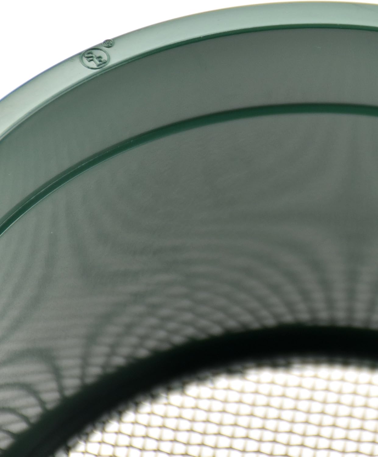 SE 5.5 Inch Mini Stackable Classifier Gold Prospecting Pan - 50 Holes/Square Inch Stainless Steel Mesh Sifting Pan, Green