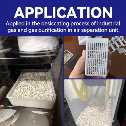 HFS(R) Molecular Sieve Zeolite 8X12 Mesh Desiccant Beads Reusable (10LBS, 10A/13X)