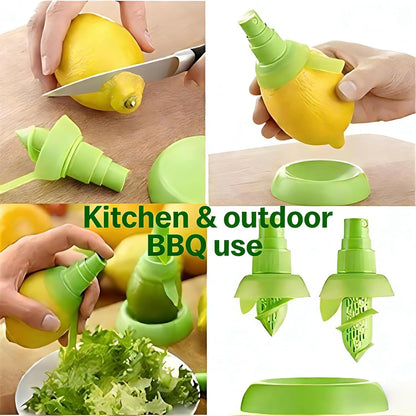 2-Pack Lemon Juice Sprayer, Manual Orange Juice Citrus Spray for fresh flavor, Lemon Squeezer for Salad, Kitchen Gadgets