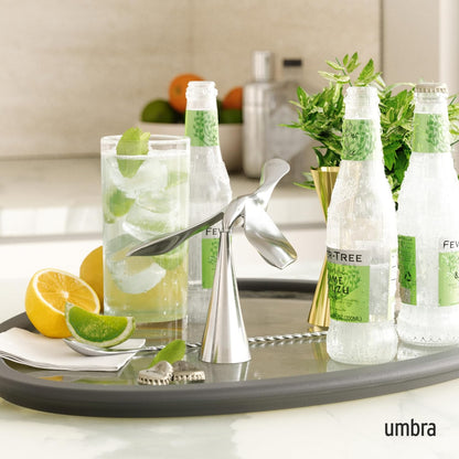 Umbra Rodeo Buddy Bottle Opener with Stand, Chrome