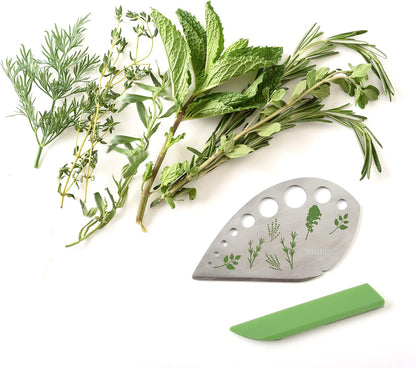 Norpro Stainless Steel Herbs Stripper and Chopper with Cover, 1 piece, 4.75" x 2.88"