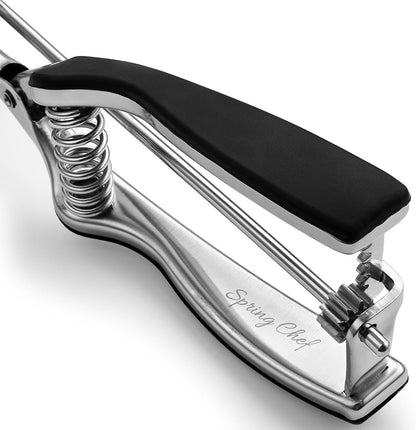 Spring Chef Large #20 Stainless Steel Cookie Scoop for Baking - Melon Baller - Multifunctional 2.93 Tbsp Cookie Scooper with Trigger Release for Ice Cream, Meatball, Cupcake, Muffin - Mint
