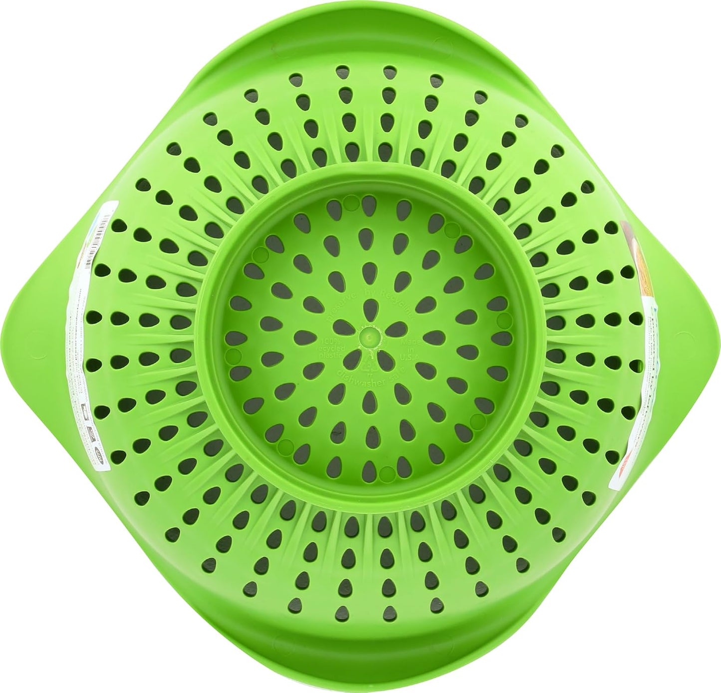 Preserve Small Colander, Made from Recycled Plastic, 1.5 Quart Capacity, Red